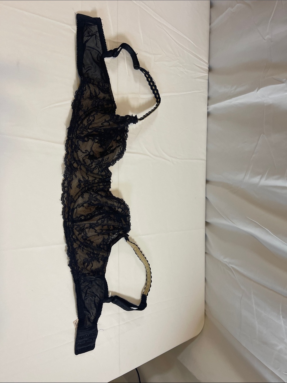 Victoria's Secret Black Sheer Lace Underwire Bra